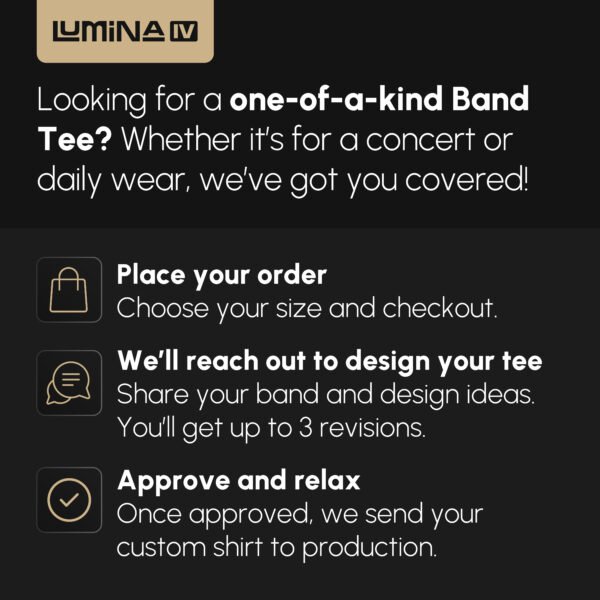 Custom Band Tee // Double-Sided Gothic Print - Image 2