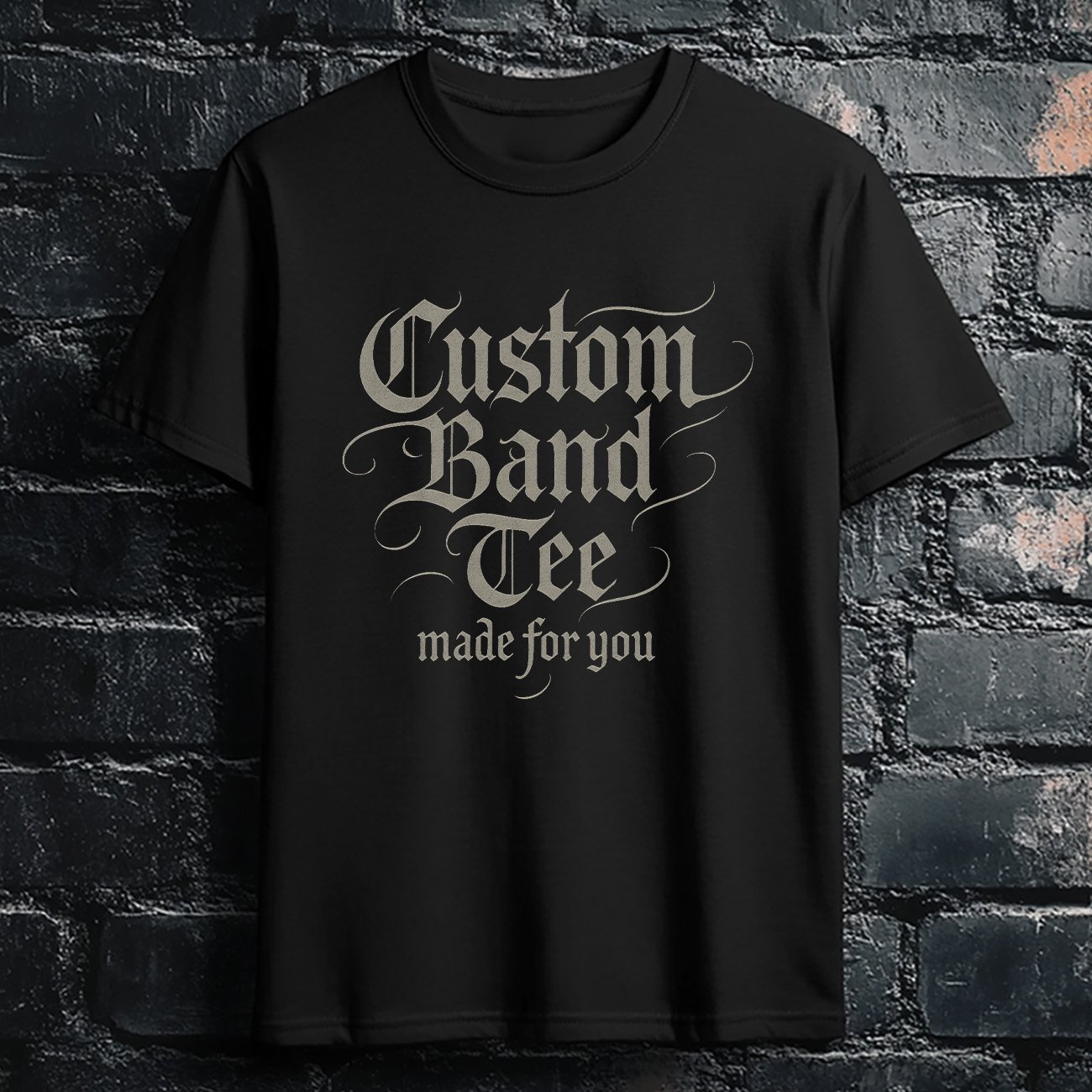 Custom Band Tee // Front-Only Print