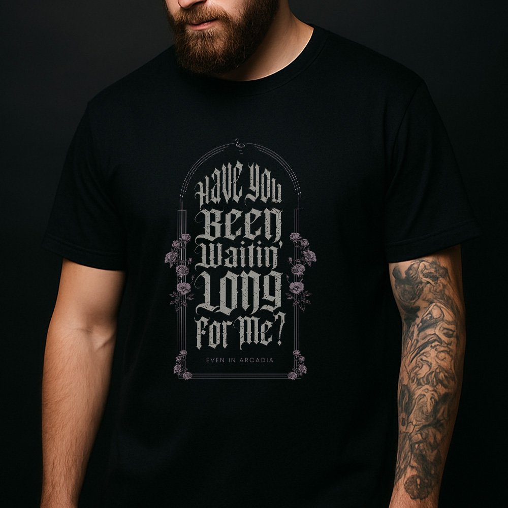 Have You Been Waiting Long? // Blackout Gothic Tee - Image 3