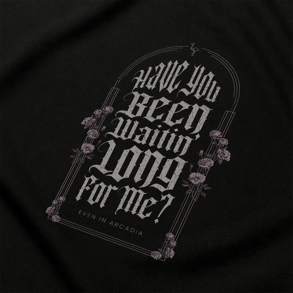 Have You Been Waiting Long? // Blackout Gothic Tee - Image 4