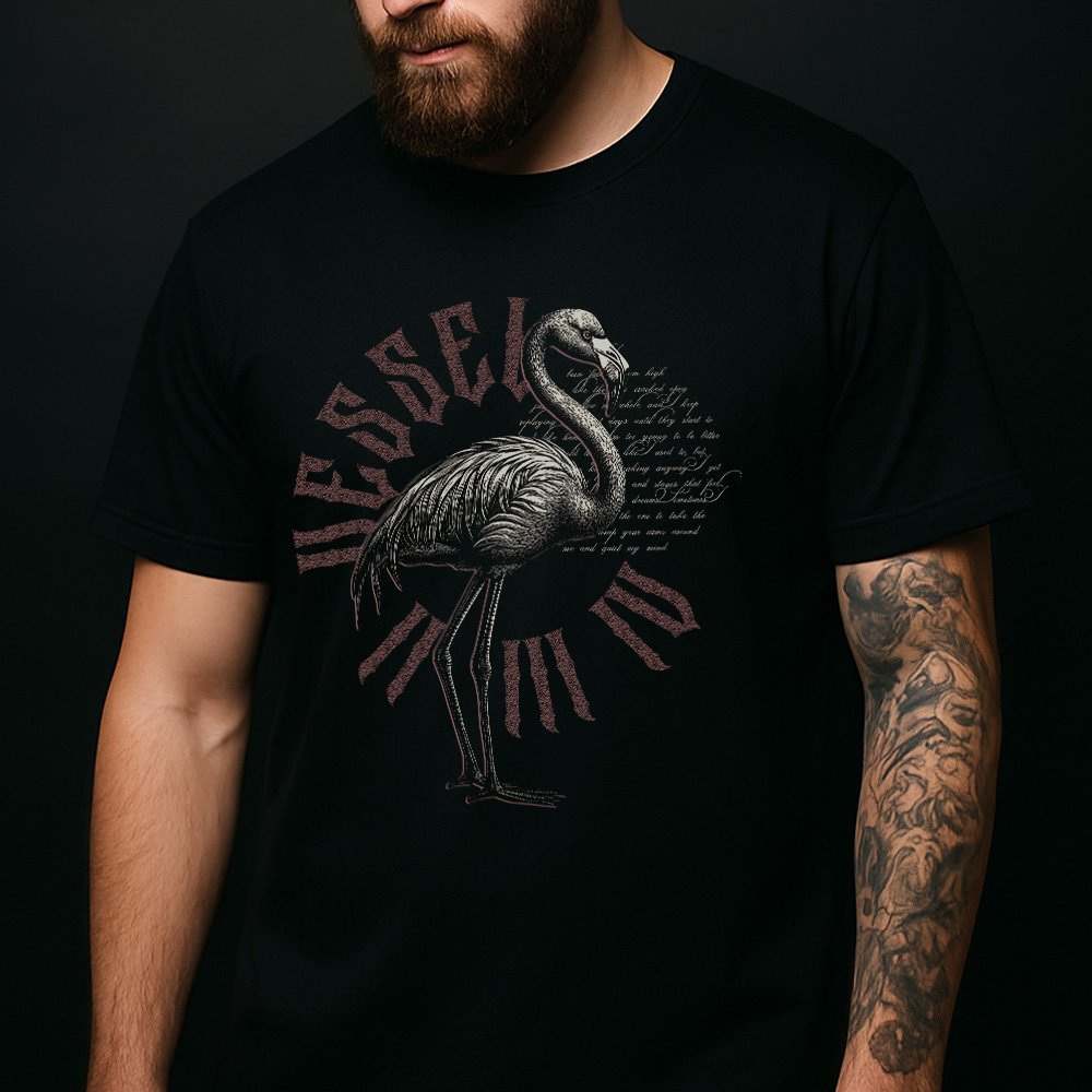 Vessel // Flamingo Gothic Tee - Image 3