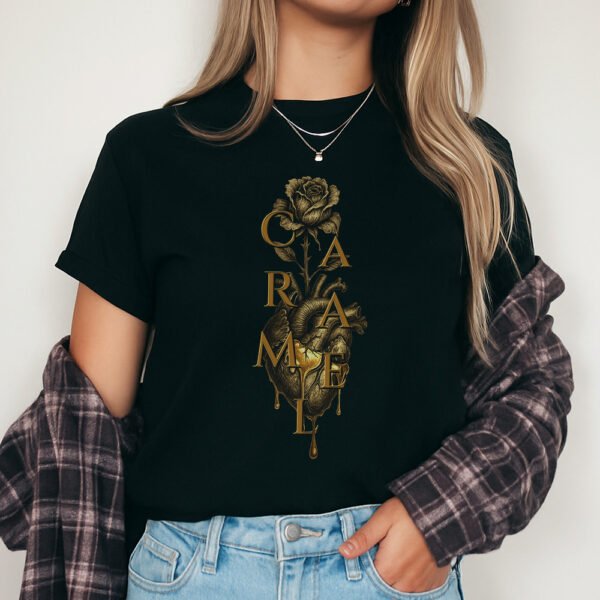 Caramel // Dripping Heart Tee - Image 2