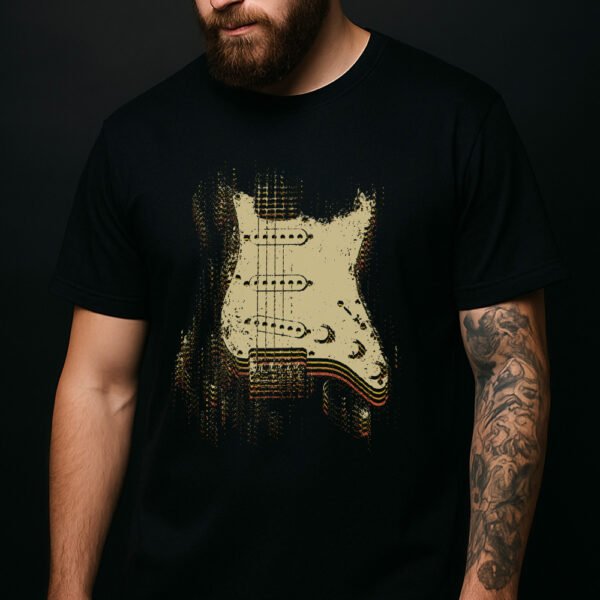Echo Strat // Vintage Guitar Tee - Image 3