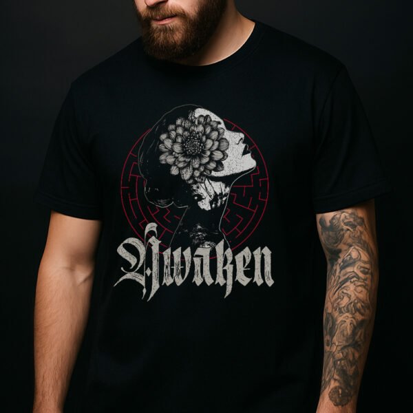 Awaken // Floral Shadow Tee - Image 3