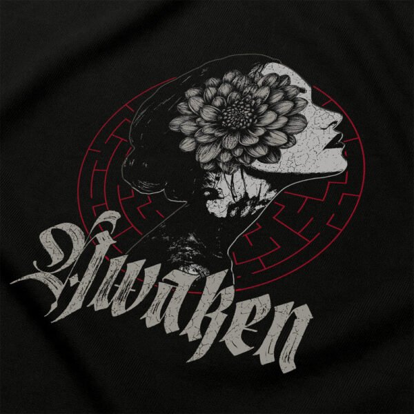 Awaken // Floral Shadow Tee - Image 4