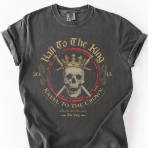 Hail to the King // Vintage Skull Crown Shirt